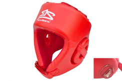 Sanda Chinese Boxing Helmet, Red (XL) - SD02, NineStars