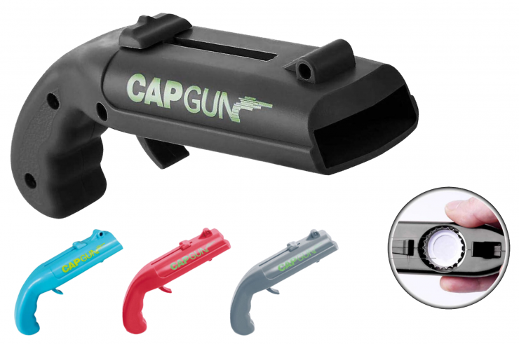 Bottle opener pistol/mini-gun Capgun