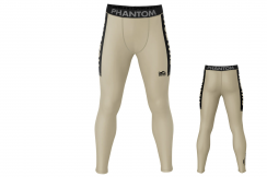 Leggings de compresión, hombre - Sand, Phantom Athletics