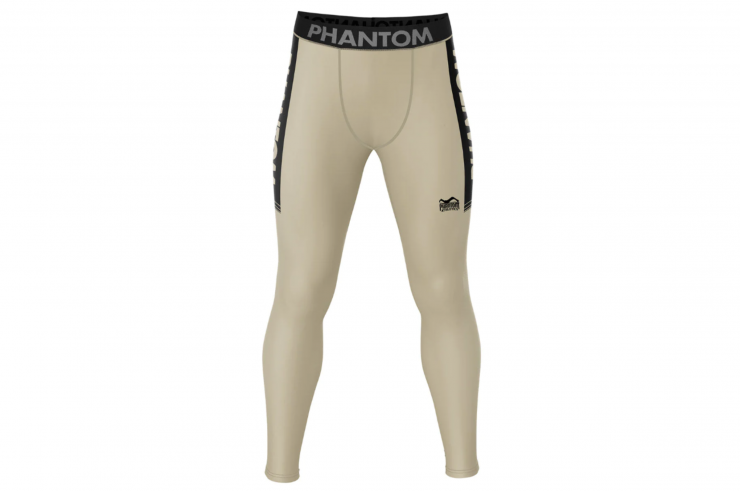 Legging de Compression, Homme - Sand, Phantom Athletics