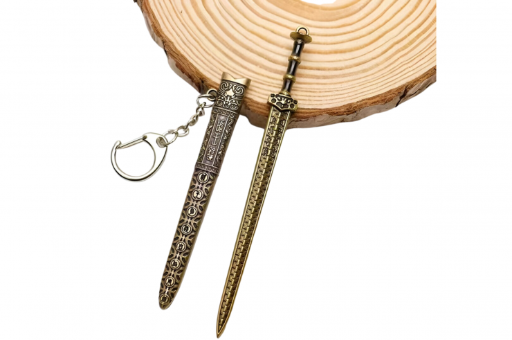 Key ring & Decoration, Medieval Sword - Steel