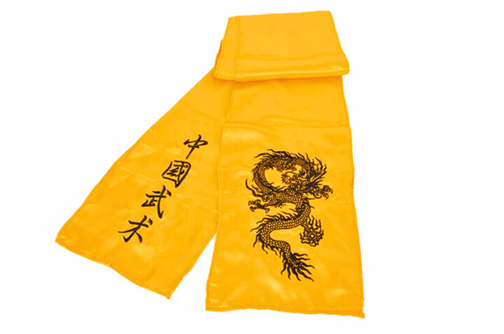 Cinto Kung-fu Wushu, Imitação de Seda - Dragão Bordado | ShenLong®