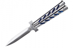 Cuchillo Papillon - Azul eléctrico, Acero inoxidable (23cm)