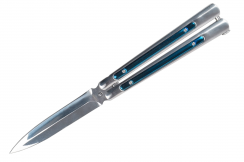 Cuchillo Papillon - Parallel Blue, Acero Inoxidable (23,5cm)