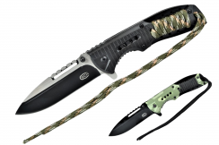 Tactical Pocket Knife - Parachute Cord Finish