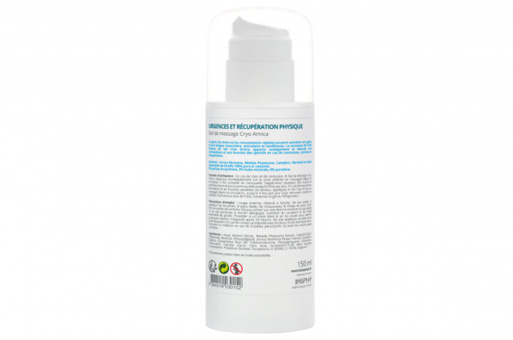 Gel de massage Cryo & Arnica - Soin par le froid, Kinésoins