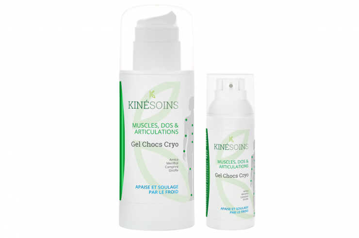 Gel Chocs Cryo, Arnica & Menthol - Soin par le froid, Kinésoins