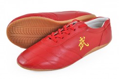 Red "Wu" Taolu shoes (damaged leather)