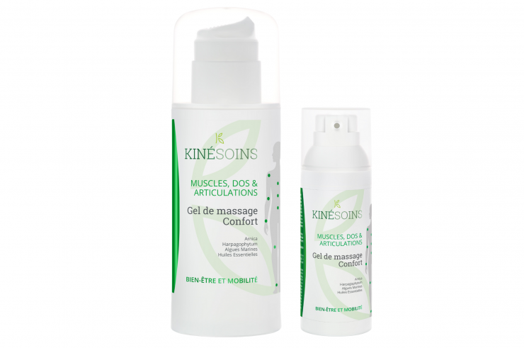 Comfort massage gel, Kinésoins