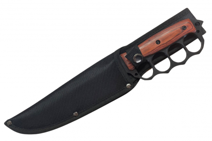 Large hunting knife, with hand guard