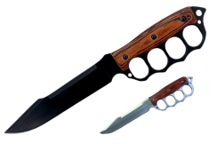 Large hunting knife, with hand guard