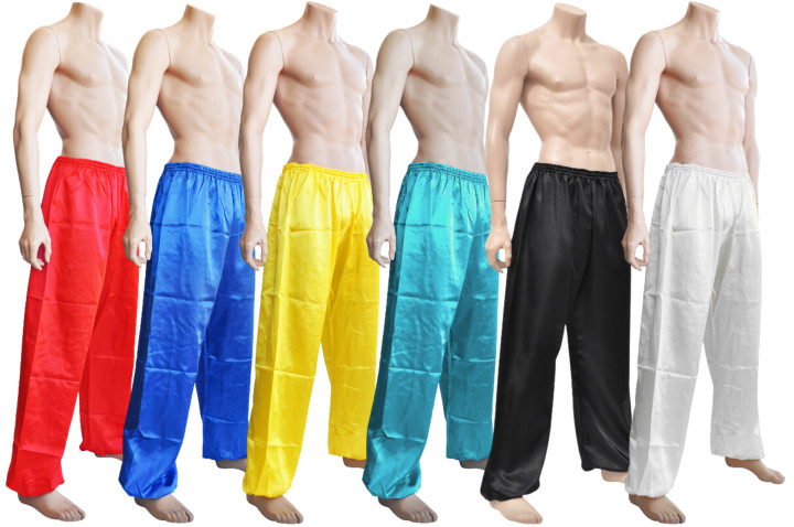 Calças Kung-fu, Tai Chi, Cetim