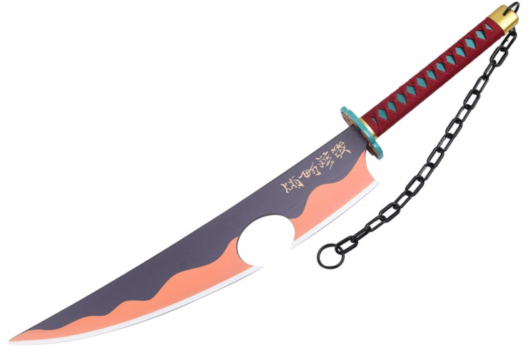 Espada com lâmina de madeira, Tengen Uzui - Demon Slayer