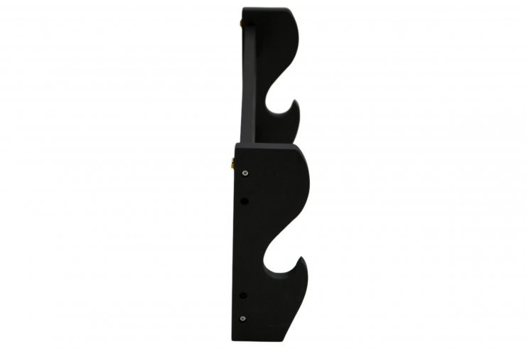 Wall Mount, 1 Weapon - Black wood