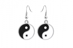 Yin Yang Earrings, Simple