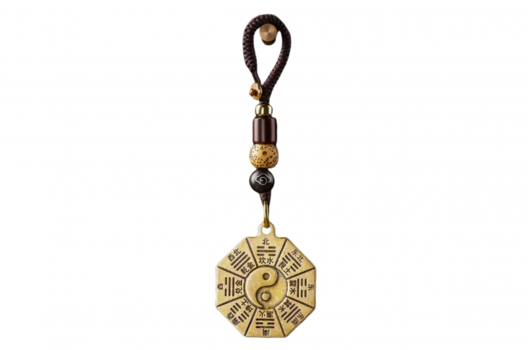 Porte clés, Ba Gua - Les 8 Trigrammes du Yijing