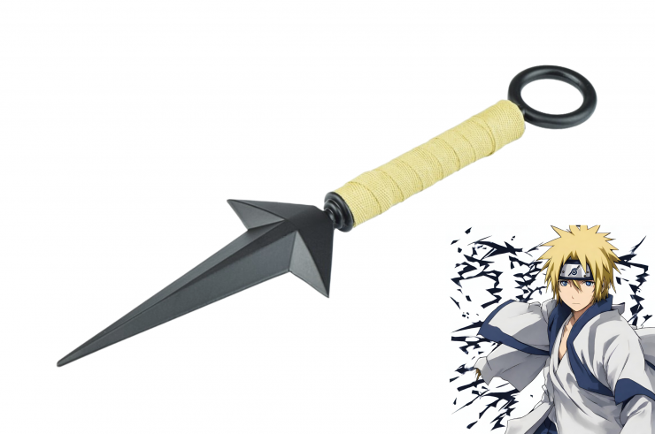 Kunai de acero, (28cm) - Minato Namikaze I, Naruto