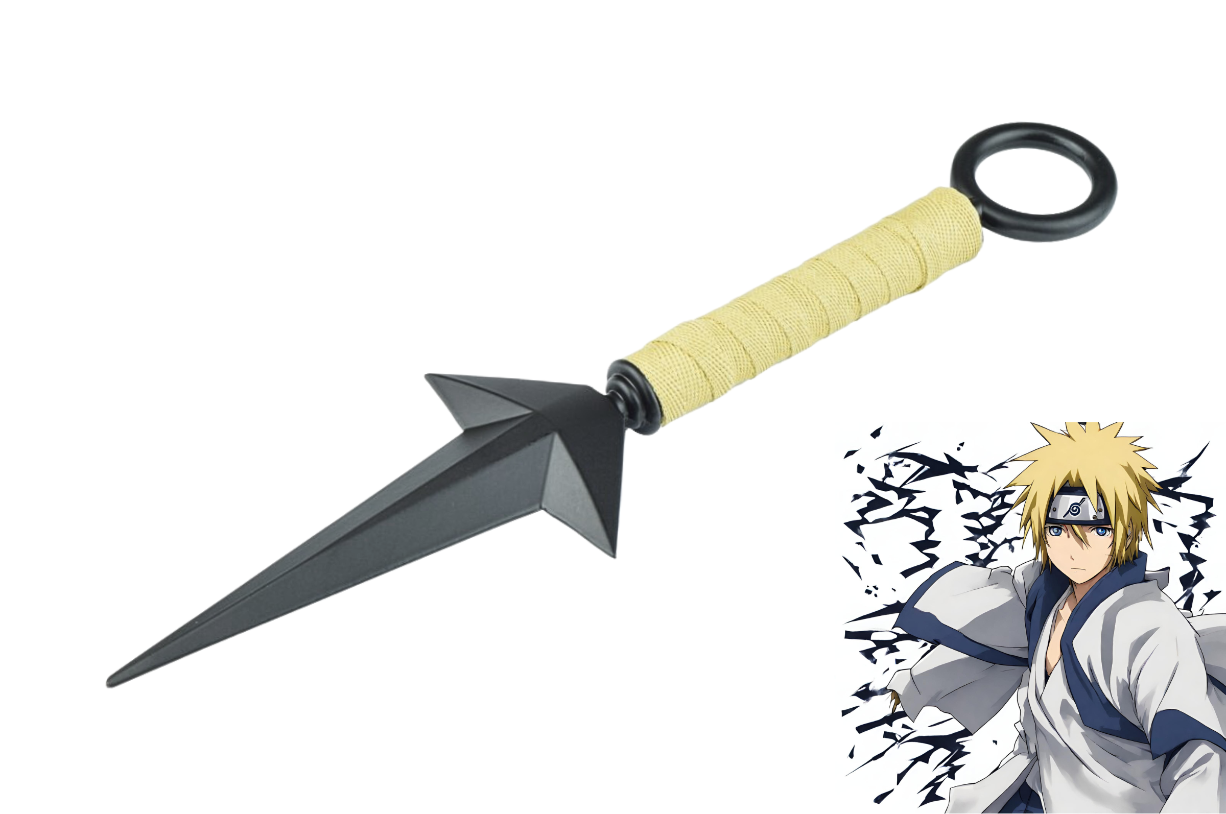 Steel Kunai, (28cm) - Minato Namikaze I, Naruto 