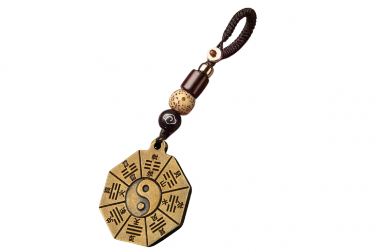 Key ring, Ba Gua - The 8 Trigrams of Yijing