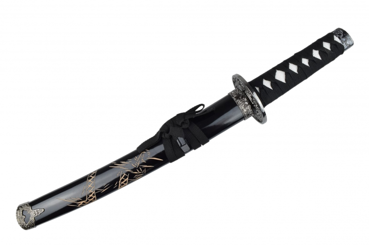 Ornamental Tanto, Dragon Engraving