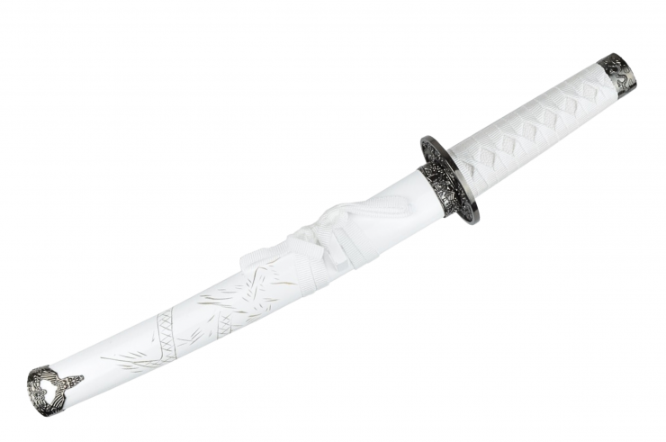 Ornamental Tanto, Dragon Engraving