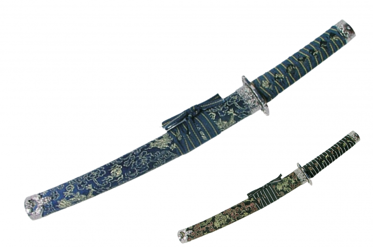 Ornamental tanto, Flowers & Dragon