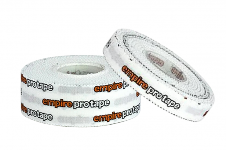 Rollo de cinta de competición - Blanco con logo, Empire Pro Tape