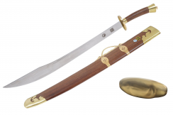 Traditional Sword, Jian Wang - Thick Rigid (Indented Scabbard)