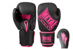 Gants compétition, Pink Lady - MB221F, Métal Boxe (défaut logo)