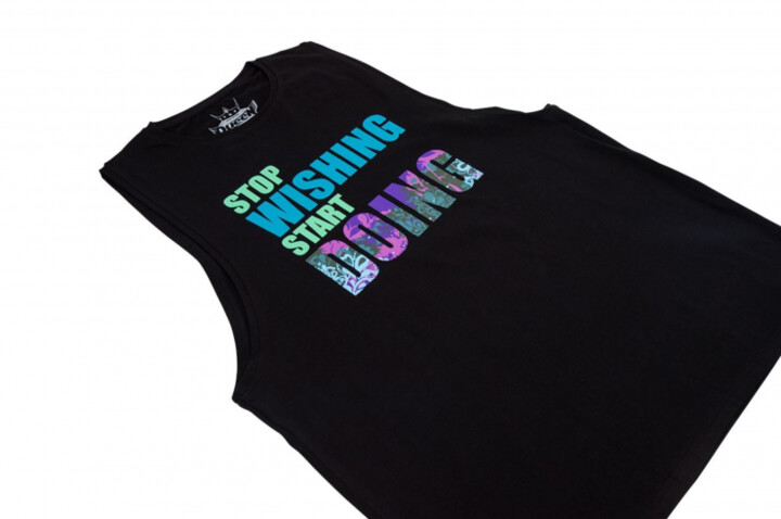 Camisola regata "Stop wishing start doing", Queen