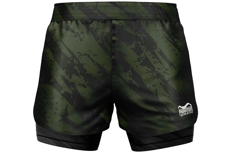 Fusion Fightshorts - 2 em 1, Camo Tiger, Phantom Athletics