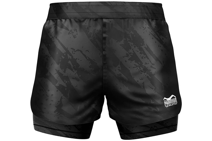 Fusion Fightshort, 2 in 1, Men's Groin Guard Option - Camo Tiger, Phantom Athletics
