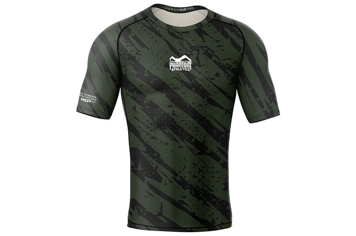 Camiseta de compresión, Camo Tiger - Phantom Athletics