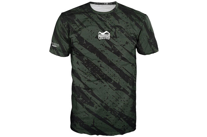 T-shirt desportiva - Evo Camo Tiger, Phantom Athletics