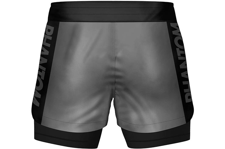Fightshort Fusion, 2 em 1, opção de calção para homem - Apex, Phantom Athletics