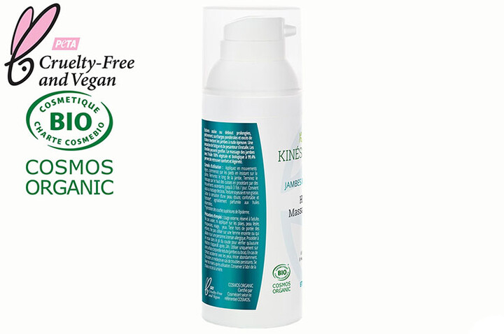 Huile de massage bio - Jambes légères, Kinésoins