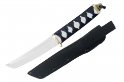 Cuchillo tanto, con funda - Acero inoxidable