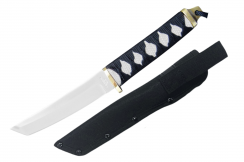 Tanto knife, with sheath - Stainless steel