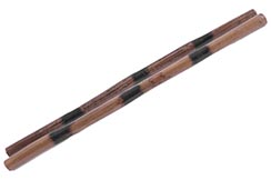 Bâton Kali Escrima 60/70cm - Rotin Brut, marquage fer rouge