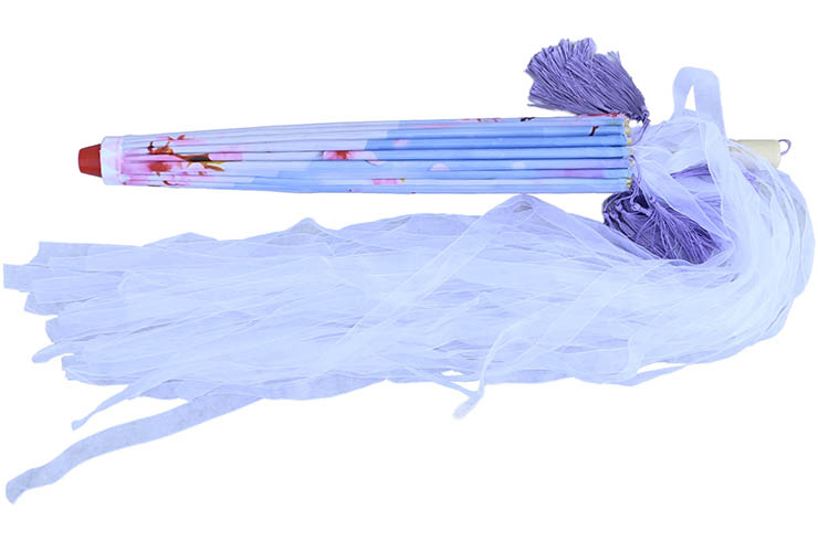 Paraguas Estampado con Cintas, White Fox