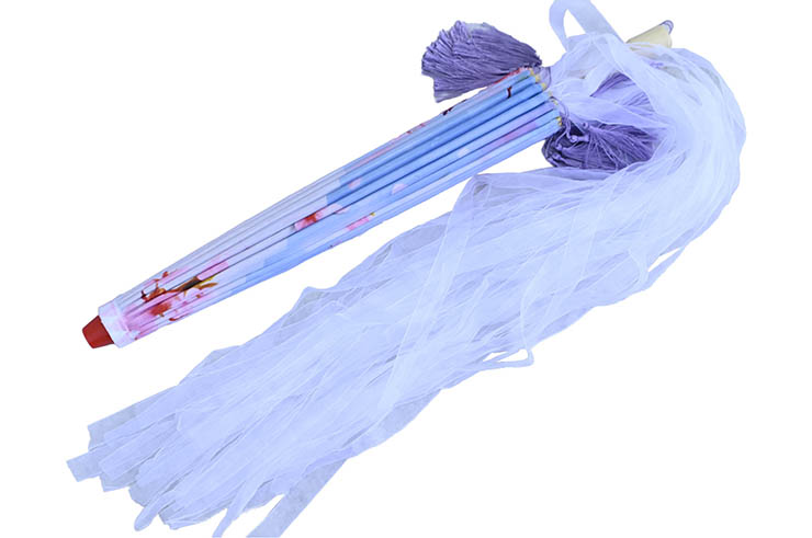 Paraguas Estampado con Cintas, White Fox
