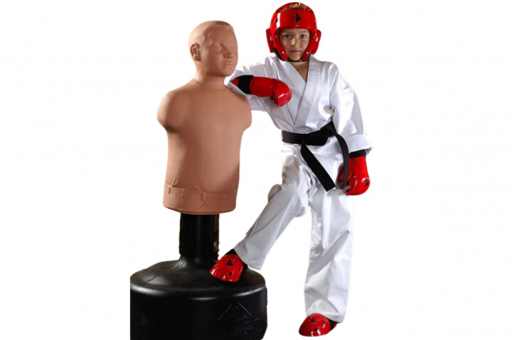 Hitting dummy, Child - Bobby Bully, Century