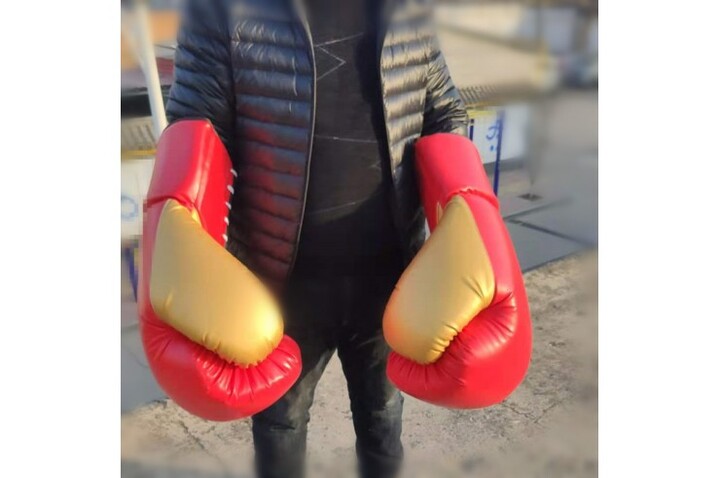 Guantes de boxeo gigantes decorativos