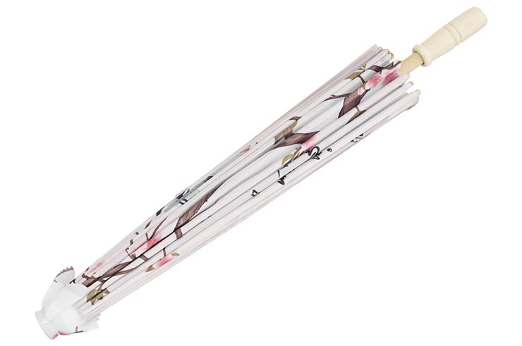 Paraguas Estampado con Cintas, White Fox