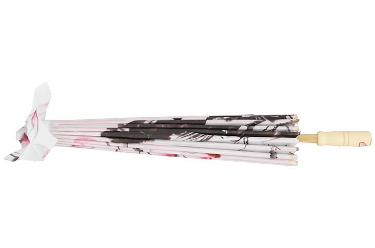 Paraguas Estampado con Cintas, White Fox