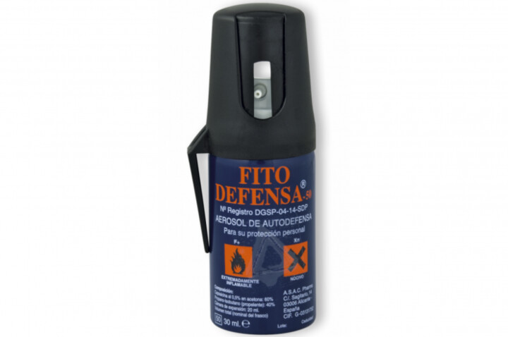 Spray de defesa pessoal, gás pimenta