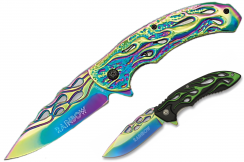 Pocket Knife, Full Fire - Rainbow, Albainox