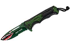 Cuchillo de bolsillo, Angry Shark - Acero inoxidable, Albainox