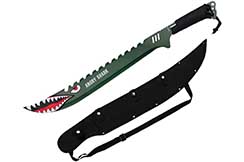 Machete, Angry Shark - Aço Inoxidável, Albainox