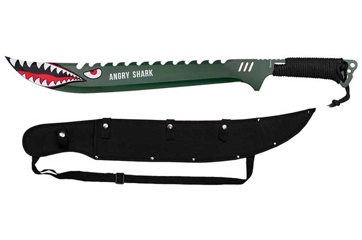 Machete, Angry Shark - Acero inoxidable, Albainox